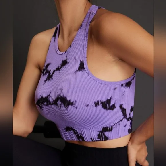 Dynamic Dye Sporty Crop Tank - Picture 3 of 4
